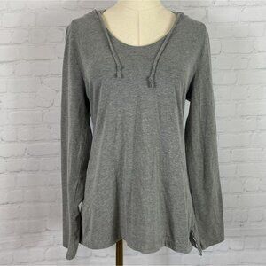 ⭐ 3/$15 Sonoma Medium Scoop Neck Hooded Sweater Pullover Top